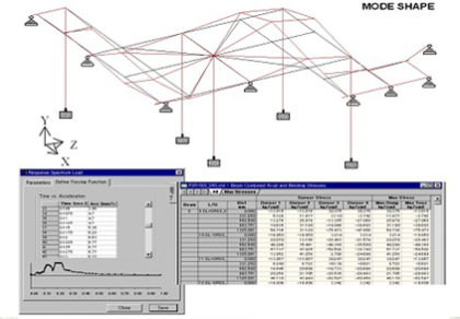 Seismic response analysis of steel structure